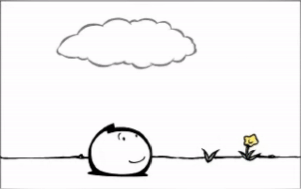 Happy Blob from Zoloft Commercial